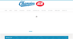 Desktop Screenshot of championsiga.com.au