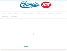 Tablet Screenshot of championsiga.com.au